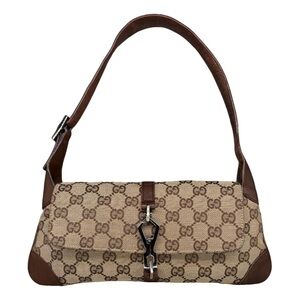 Gucci GG Canvas Jackie O Vintage cloth handbag